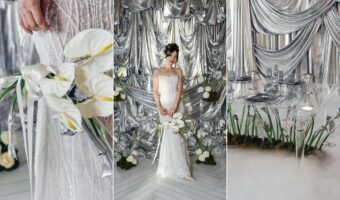 silver editorial wedding