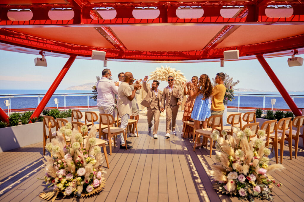 cruise weddings with Virgin Voyages