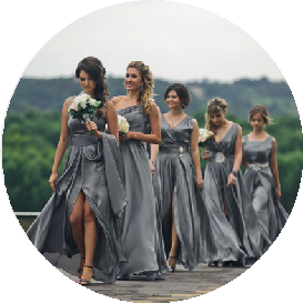 as seen on social bridesmaid dresses