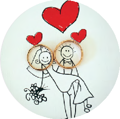 As seen on social hand drawn invitations
